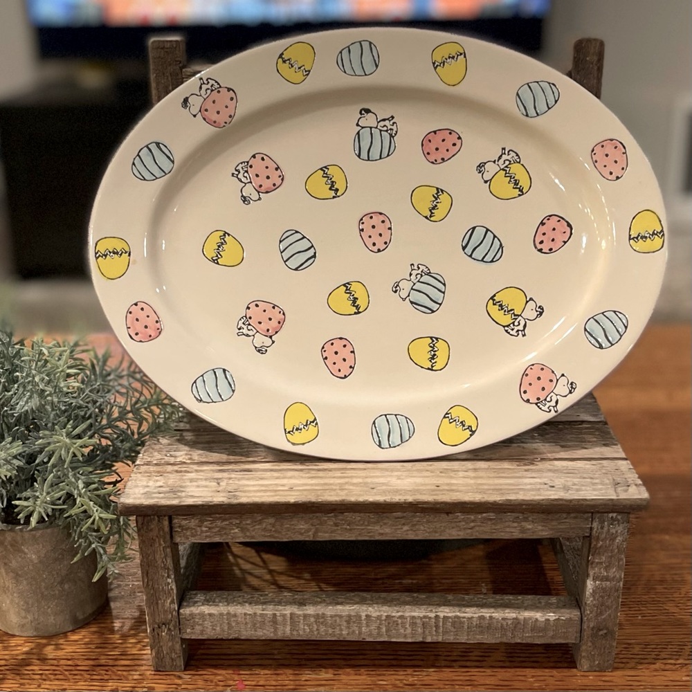 NWT – PEANUTS Snoopy Easter Serving Platter